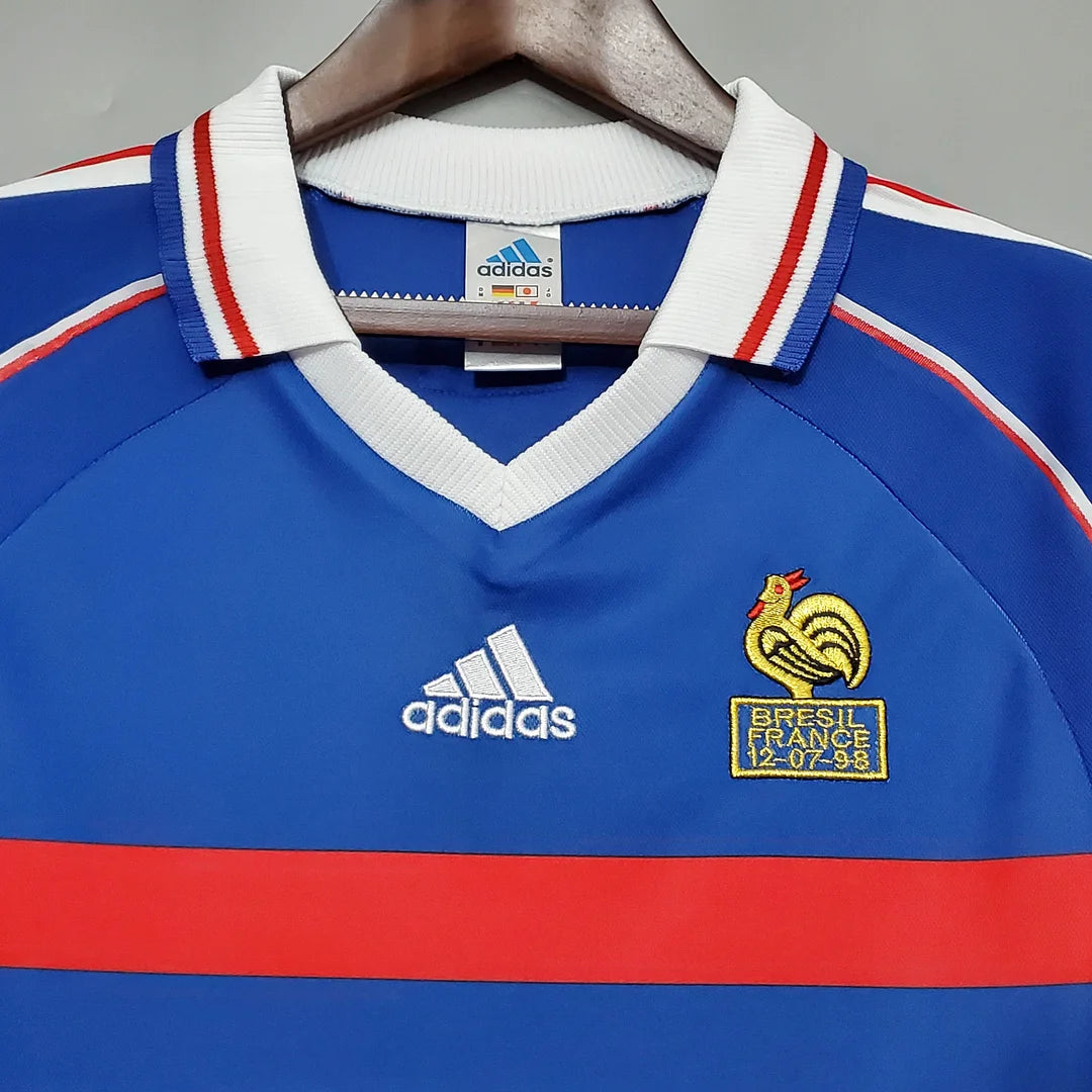 Rétro Frankreich Heimtrikot 1998